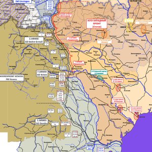 Eastern Front of World War I 1918 South